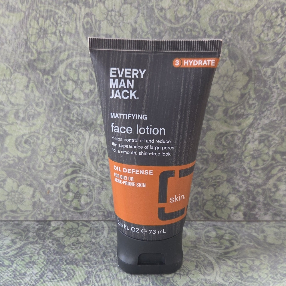 Every Man Jack Mattifying Face Lotion - Black and Orange